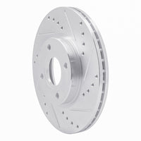 R1 Concepts R1 14-23 Ford Fiesta (USA/Canada) Front Right Drilled & Slotted Silver Brake Rotor