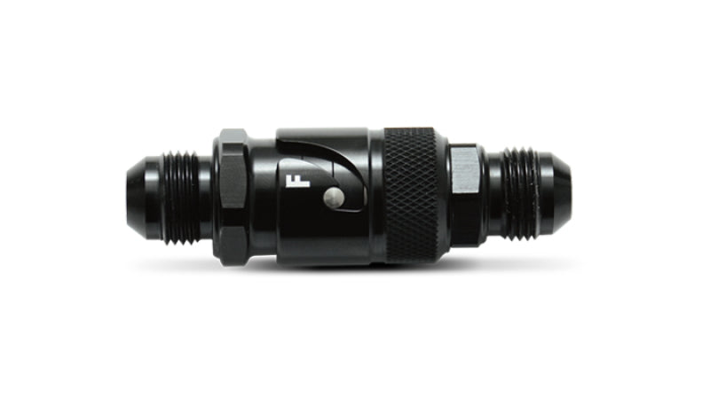 Vibrant -12AN Quick Release Fitting with Viton Seal - Aluminum