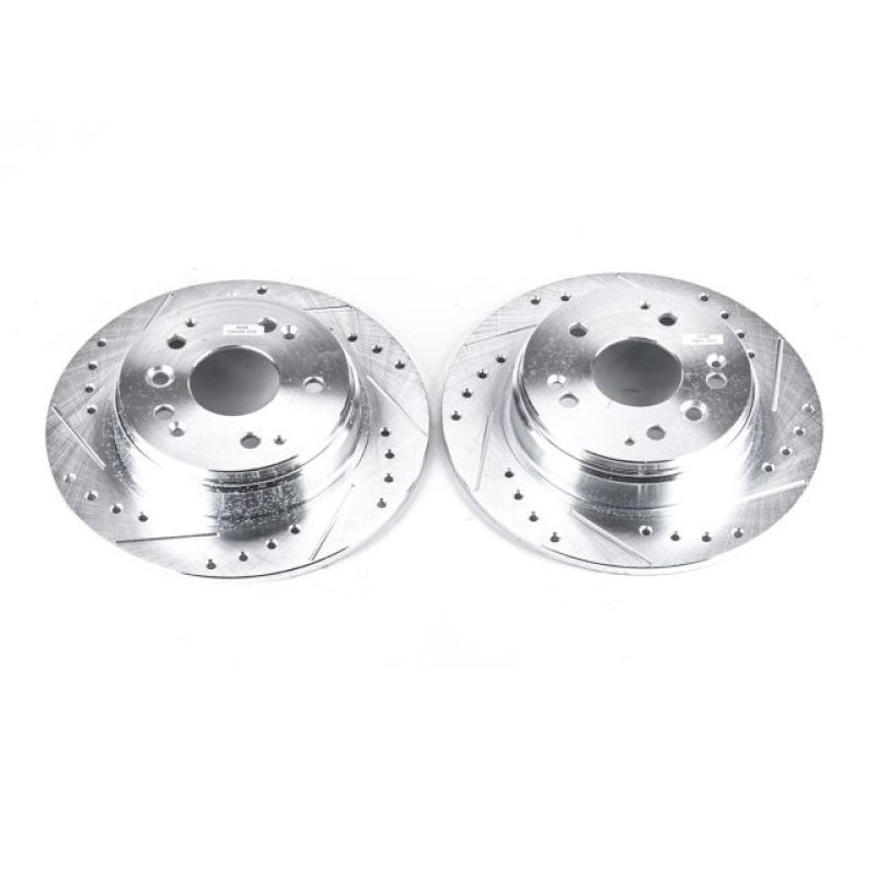 PowerStop Power Stop 04-08 Acura TL Rear Evolution Drilled & Slotted Rotors - Pair