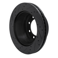 R1 Concepts R1 11-22 Ford F-350 Super Duty 4WD Rear Right Drilled & Slotted Black Brake Rotor