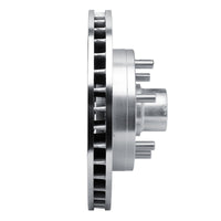 R1 Concepts R1 88-96 Chevrolet C2500 Front Right Drilled & Slotted Silver Brake Rotor