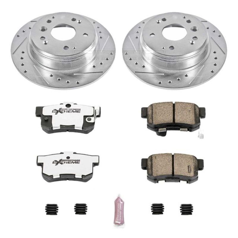 PowerStop Power Stop 04-08 Acura TL Rear Z26 Street Warrior Brake Kit