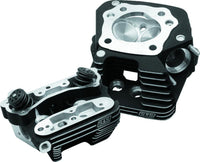 S&S Cycle 84-99 BT Super Stock Cylinder Head Kit For 3-1/2in and 3-5/8in Bore - Wrinkle Black