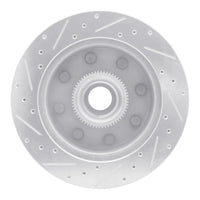 R1 Concepts R1 98-03 Dodge B3500 / B2500 Front Right Drilled & Slotted Silver Brake Rotor