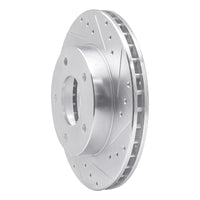 R1 Concepts R1 77-80 Buick LeSabre Rear Right Drilled & Slotted Silver Brake Rotor