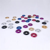 Skunk2 Racing Skunk2 Small Fender Black Anodized Washer Kit (6 Pcs.)