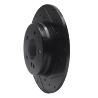 R1 Concepts R1 94-11 Mercedes-Benz CLK350 Rear Right Drilled & Slotted Black Brake Rotor