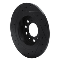 R1 Concepts R1 85-92 Chevrolet Camaro Rear Right Drilled & Slotted Black Brake Rotor