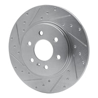 R1 Concepts R1 06-06 Buick TERRAZA Rear Left Drilled & Slotted Silver Brake Rotor