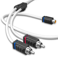 DS18 Marine Grade Tinned Copper OFC RCA Wires 1 Female to 2 Male Splitter