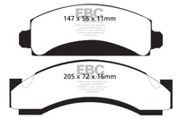 EBC 74-80 Chevrolet C30 (JB8) Greenstuff Front Brake Pads