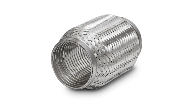 Vibrant SS Turbo FLEX Coupling with Interlock Liner 3.5in inlet/outlet x 8in long