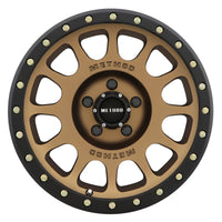 Method Wheels Method MR305 NV 17x8.5 0mm Offset 5x5 94mm CB Method Bronze/Black Street Loc Wheel