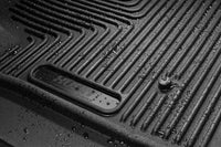 Husky Liners 19-23 Chevrolet Silverado 1500 Crew Cab WeatherBeater Blk Front & 2nd Seat Floor Liners