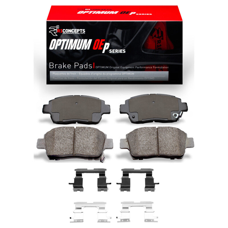 R1 Concepts R1 00-15 Scion IQ Front Optimum OE Pads & Hardware Kit