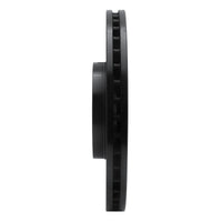 R1 Concepts R1 06-12 Mercedes-Benz R350 Front Right Drilled & Slotted Black Brake Rotor