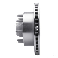 R1 Concepts R1 1986-1994 Ford E-250 Econoline Club Wagon Front Right Drilled & Slotted Silver Brake Rotor