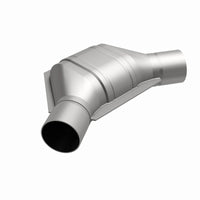 MagnaFlow Universal Catalytic Converter 2.25 inch Angled O/O PC2 Front
