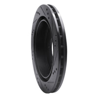 R1 Concepts R1 03-11 Cadillac CTS Rear Left Drilled & Slotted Black Brake Rotor