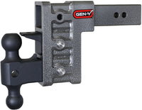 GEN-Y Hitch Gen-Y Mega Duty 2.5in Shank 6in Drop 3K TW 21K Hitch w/GH-061 Dual-Ball/GH-062 Pintle Lock