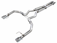 AWE Tuning AWE 2024 Ford Mustang GT Fastback S650 RWD Track Edition Cat-Back Exhaust w/ Dual Chrome Silver Tips