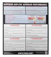 K&N Engineering K&N Replacement Filter 11.438in O/S Length x 11.375in O/S Width x 1in H for 13 Nissan Altima 2.5L
