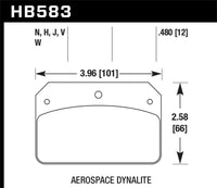Hawk Performance Hawk Ferro-Carbon Black Powder Coat HPS Street Brake Pads - 12mm Pad Thickness