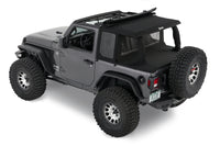Bestop 18-26 Jeep Wrangler JL 2-Door Halftop Conversion Kit (Premium Black Twill)