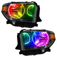 ORACLE Lighting Oracle 14-17 Toyota Tundra SMD HL - Dual Halo Kit - ColorSHIFT w/o Controller
