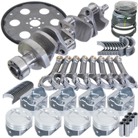Eagle Chevy 350 1Pc 3.750in Crank 5.700in I-Beam Rod 4.000in Pistons Eagle 153 Tooth FP Bal Assembly