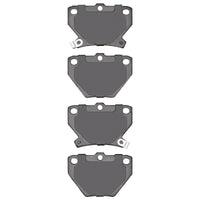 R1 Concepts R1 00-08 Pontiac Vibe Rear R1 Ceramic Brake Pads