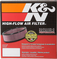 K&N Engineering K&N X-Stream Top Filter - Red - Size 9in - 5.125in Neck Flange / 2.75in Height