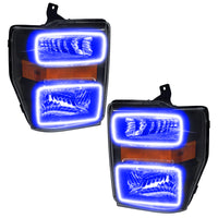 ORACLE Lighting Oracle 08-10 Ford F250/350 LED HL - Black - ColorSHIFT w/ Simple Controller