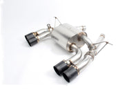 Dinan 15-20 BMW M3/M4 (F80/F82/F83) Free Flow Axleback Exhaust System - Black Tips