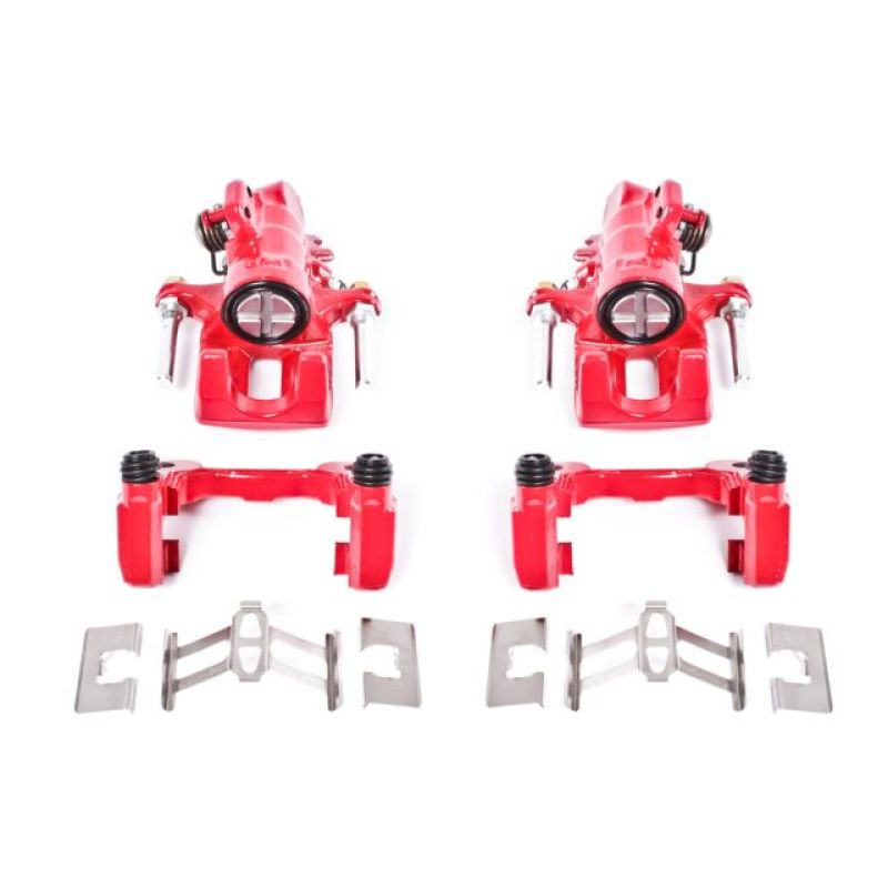 PowerStop Power Stop 01-05 Acura EL Rear Red Calipers w/Brackets - Pair