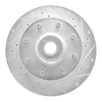 R1 Concepts R1 78-97 Dodge B200 / B200 Van / B250 Front Right Drilled & Slotted Silver Brake Rotor
