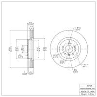 DFC 06-12 Mercedes-Benz R500 Front Brake Rotor