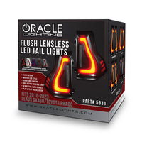ORACLE Lighting Oracle 10-23 Lexus GX460 and Toyota Prado Flush Lensless LED Tail Lights - Black Series