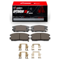 R1 Concepts R1 92-04 Acura SLX Rear Optimum OE Pads & Hardware Kit
