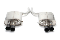 Dinan 11-16 BMW 550i (F10) Free Flow Axleback Exhaust System - Black Tips