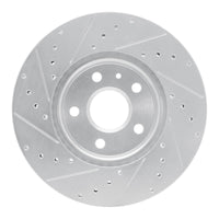 R1 Concepts R1 10-25 Buick ALLURE Front Right Drilled & Slotted Silver Brake Rotor