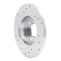 R1 Concepts R1 85-89 Chevrolet SPECTRUM Front Right Drilled & Slotted Silver Brake Rotor