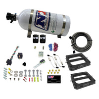 Nitrous Express Dual Dom/Alc Nitrous Kit (100-500HP) w/Composite Bottle