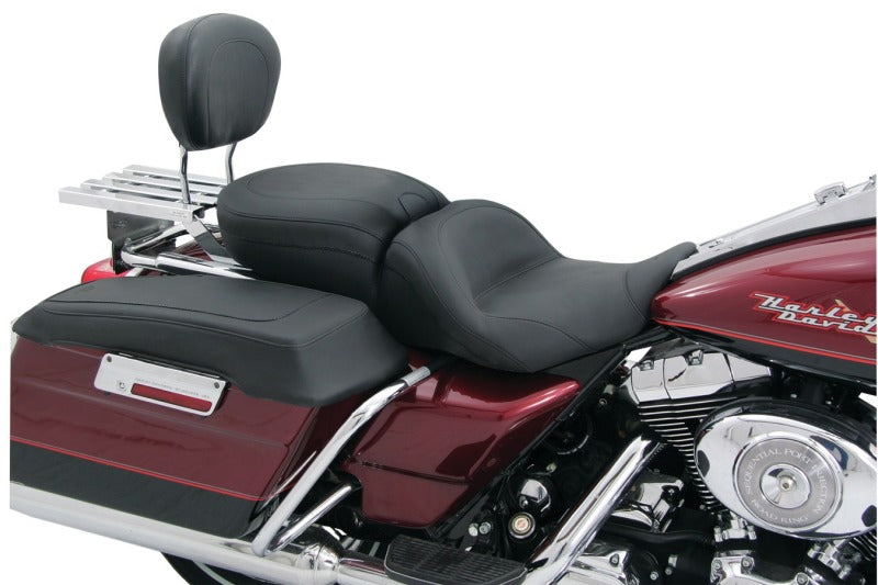 Mustang Motorcycle Mustang 97-21 Harley Touring Sissy Bar Pad (12 inch x 9 inch) - Black