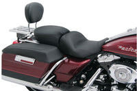 Mustang Motorcycle Mustang 97-21 Harley Touring Sissy Bar Pad (12 inch x 9 inch) - Black
