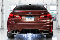 AWE Tuning 18-19 BMW M5 (F90) 4.4T AWD Cat-Back Exhaust - Track Edition (Chrome Silver Tips)