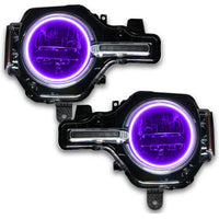 ORACLE Lighting Oracle 2021 Ford Bronco Base Headlight LED Halo Kit - ColorSHIFT - w/o Controller
