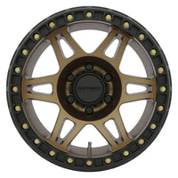 Method Wheels Method MR106 Beadlock 17x9 -44mm Offset 5x5 71.5mm CB Method Bronze w/BH-H24125 Wheel