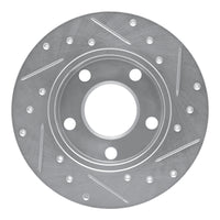 R1 Concepts R1 96-05 Audi A4 Quattro Rear Left Drilled & Slotted Silver Brake Rotor