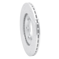 R1 Concepts R1 84-87 Isuzu Pickup Front Right Drilled & Slotted Silver Brake Rotor